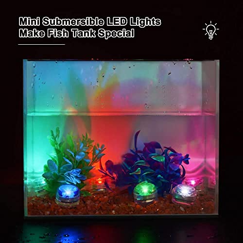 Faddys Home Submersible Led Lights With Remote, Multicolor Led Tea Lights Battery Operated Candles #TOP3