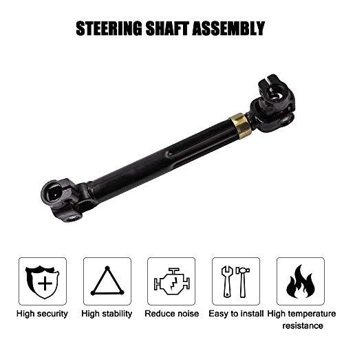 Lower Intermediate Steering Column Steering Shaft W/U-Joint Coupler Fits For 2004-2008 Ford F-150, 2006-2008 Lincoln Mark Lt Replaces 8L3Z-3B676-B 8L3Z3B676B 425-361 #TOP1