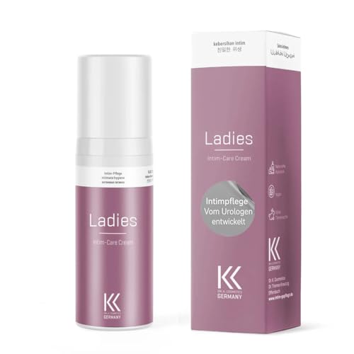 Dr. K. Cosmetics® Ladies Intim Pflege Creme 75 ml, gegen Juckreiz, Trockenheit & Reizung, pH-neutral & dermatologisch getestet, urologisch entwickelt, Damen Intimcreme, Intimpflegecreme Frauen