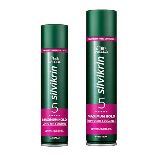 Wella Silvikrin Duo Hairspray Maximum Hold 250ml & 400ml