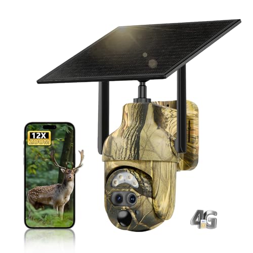 4G LTE Cellular Trail Camera with Solar Power