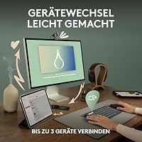 Logitech Pebble Keys 2 K380s, kabellose Multi-Device Bluetooth-Tastatur – Ansicht 3