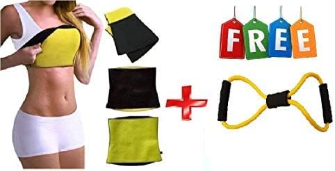 Dream Xplore Combo 3 mm Unisex Body Shaper Slimming Waist Fitness Belt for Women and Men (XL-Size 36,38,40,42)