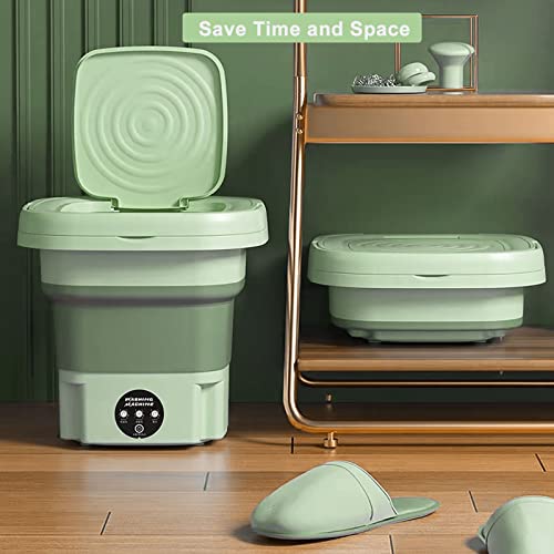 Portable Washing Machine,Mini Washer Suitable For Washing Small Pieces Of Clothing, Baby Clothes,Underwear,Socks,Portable Washer Machine For Apartments, Dormitories, Camping,Rv And More Green #TOP2