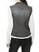 Allegra K Women's Washed Denim Buttoned Vest W Flap Pockets Large Gray