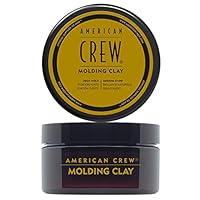 AMERICAN CREW – Classic Molding Clay, 85 g, Stylingclay für Männer, Haarprodukt mit starkem Halt, Stylingprodukt für optimale Formbarkeit, Textur & natürlichen Glanz
