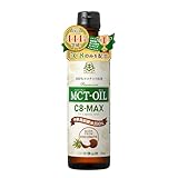 医師推奨 仙台勝山館MCTオイルC8-MAX 250g ＜ココナッツベース・中鎖脂肪酸100％＞｜ココナッツオイル C8 カプリル酸 中鎖脂肪酸 ケトジェニック 糖質制限