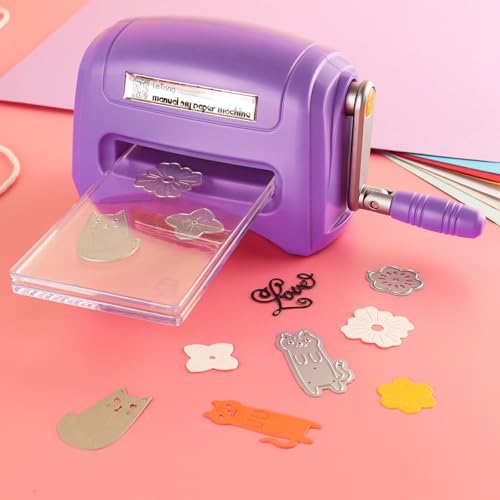 Manual Die Cutting Embossing Machine, Scrapbooking Die-Cutting & Embossing Machine, Portable Mini Die Cut Machines for Crafts Scrapbooking, Card Making, Paper Crafts, and DIY Art