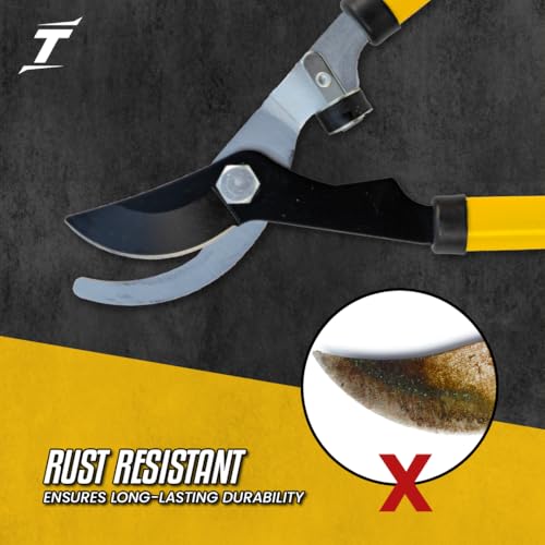 Image of TOMAHAWK 24 inch Bypass Lopper- For Hedges & Branch Cutting | 17cm Blade, 40mm Cut Capacity | TBL-0024 | High-Carbon Steel Blades, Non-Slip Rubber Grip, Heavy-Duty Garden Tool