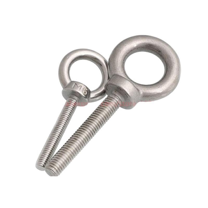 Pernos de ojo con rosca macho para elevación, Paquete de rosca M3-M20 cáncamo elevación acero 304 13 for pernos cuerda cable marino(150mm,M12(1pc))