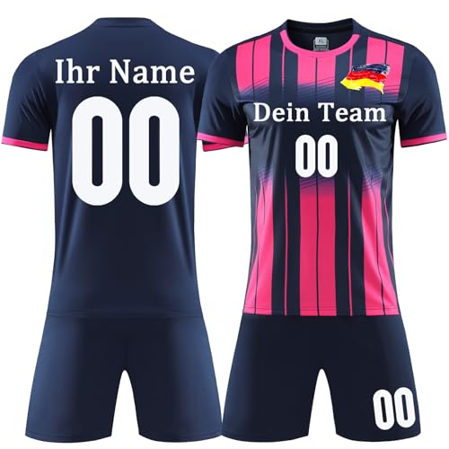 Barcelona Trikot Set Personalisiert - Mit Name & Nummer Für Herren/Kinder