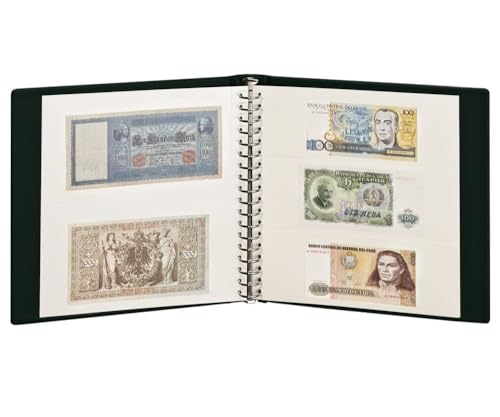 Álbum para billetes coleccionables LINDNER 814 con hojas intercalables blancas 3