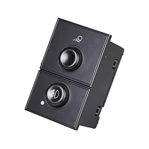 Soaescn Fog Light Switch For 2003-2007 Chevy Avalanche Tahoe Silverado 1500 2500 3500, Gmc Sierra Yukon 1500 2500 3500, Cadillac Escalade Esv Ext, Fog Cargo Lamp Switch - 15076588 15143597 D7096C #TOP6