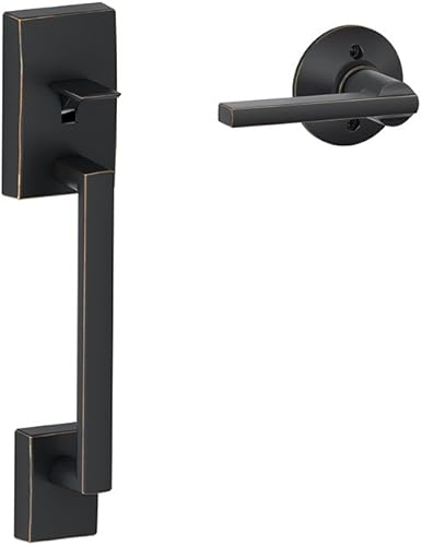 Miniatura 4 de Manija de entrada frontal Century y palanca interior Latitude con vestiduras Century Negro Mate FE285CEN 622LAT CEN