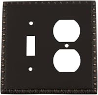 Vista 30 de Nostalgic Warehouse Egg & Dart Deco - Cubierta para placa de interruptor de salida eléctrica