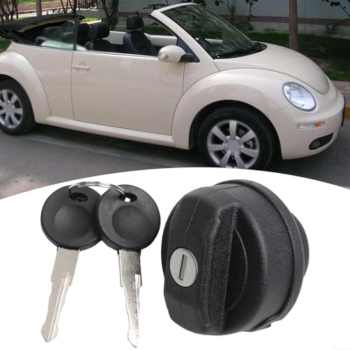 Bouchon de réservoir robuste en ABS avec double clé pour Polo, Caddy et Beetle - 2
