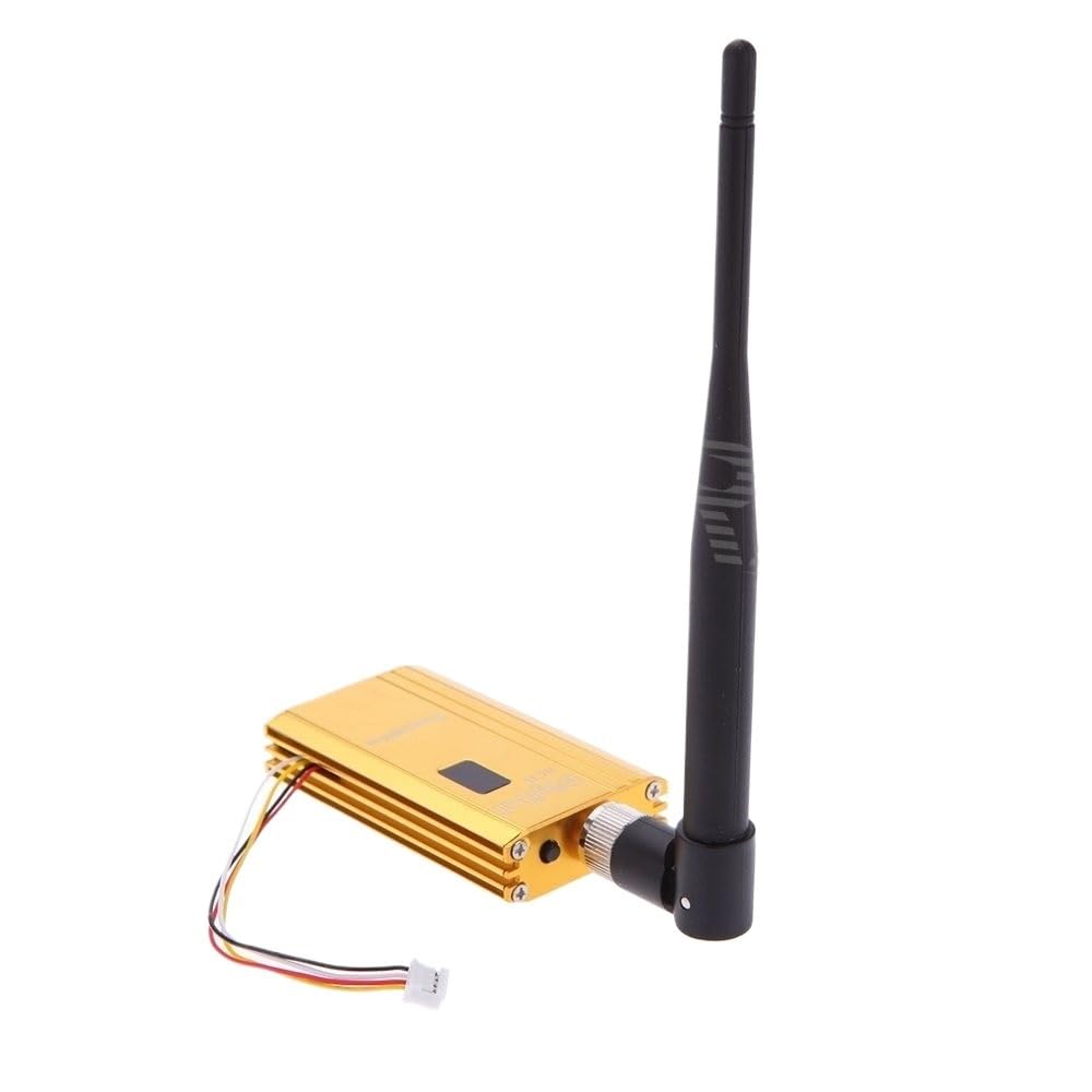 Compatibile con FPVKING, kit trasmettitore e ricevitore video FPV da 1,2 GHz 1500 mW, 8CH TX e 12CH RX for CCTV DJI Phantom Drone(TXandRX)