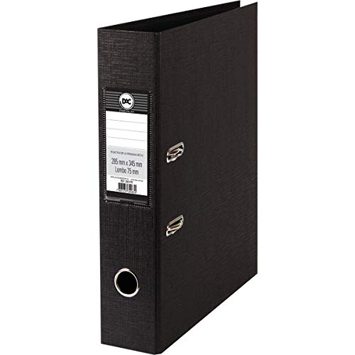 DAC 2001PR, Registradora AZ Premium Oficio, Lombo75 mm, Preto