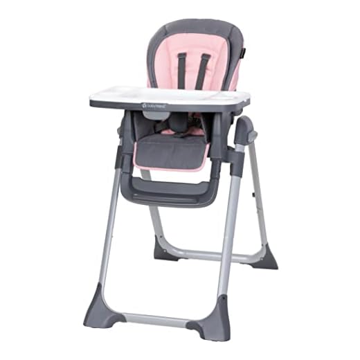 Baby Trend Sit Right 2.0 3-in-1 High Chair, Cozy Pink