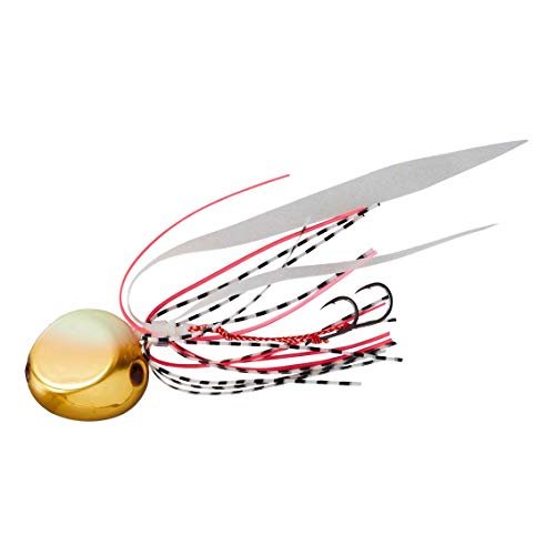 Daiwa Tailava Kongo Bay Rubber Free ? 3.5 oz (100 g), Gold Plated G Glow Lure