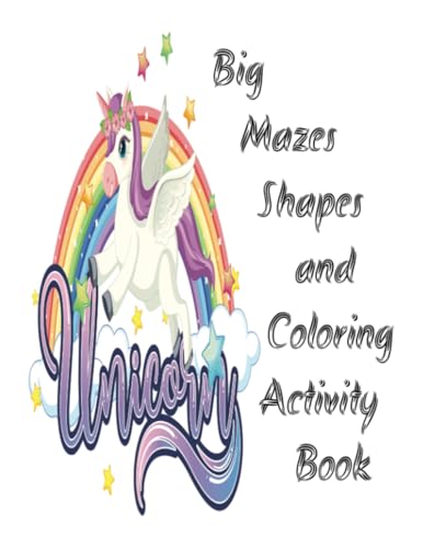 Big Mazes Shapes & Coloring Activity Book