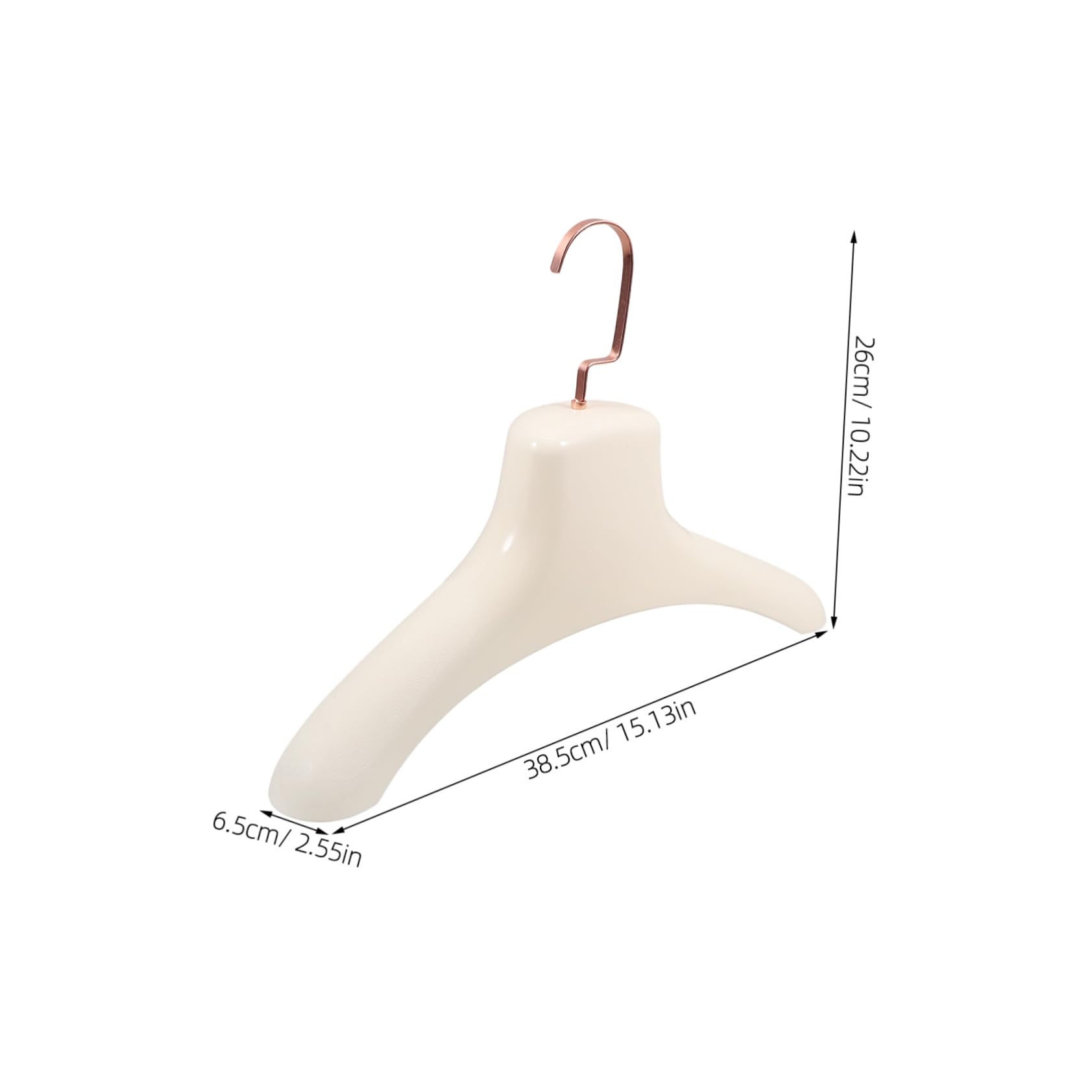 Cabilock Overcoat Wide Hanger Coat Hanger with Non Slip Design for Closet Organizer Space Saving for Coats Suits and Jackets