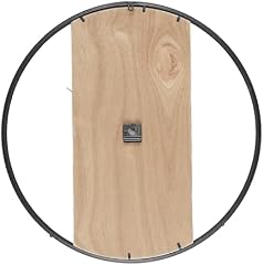 30 White Wood Geometric Wall Clock product image