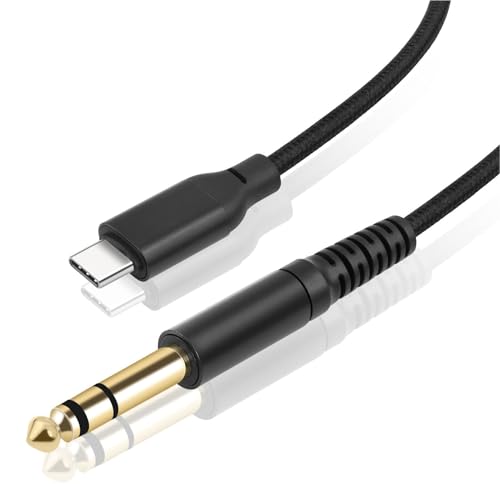 Cable USB C a Jack 6.35mm Macho 1 m miniatura 1