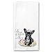 Life is Better with a Frenchie French Bulldog Waffle Microfiber Kitchen Tea Bar Towel Gift for Animal Dog Lover