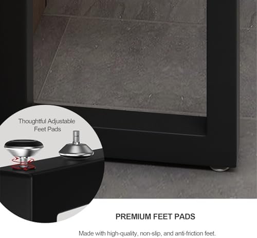 Industrial Rectangular Narrow Bar Table, Counter Height Dining Table for Modern Homes, Kitchen & Bistro Use, 15.7"x63" - Stylish Bar Unit, No Stools Included