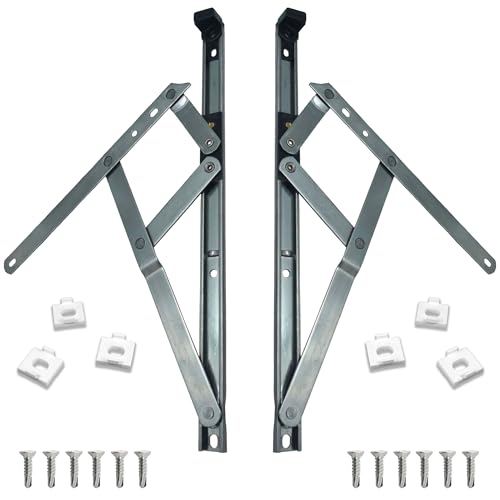 uPVC Universal Window Hinge Kit Double Glazing Friction Stay PVC 13mm 17mm Stack 10 inch Stainless Steel