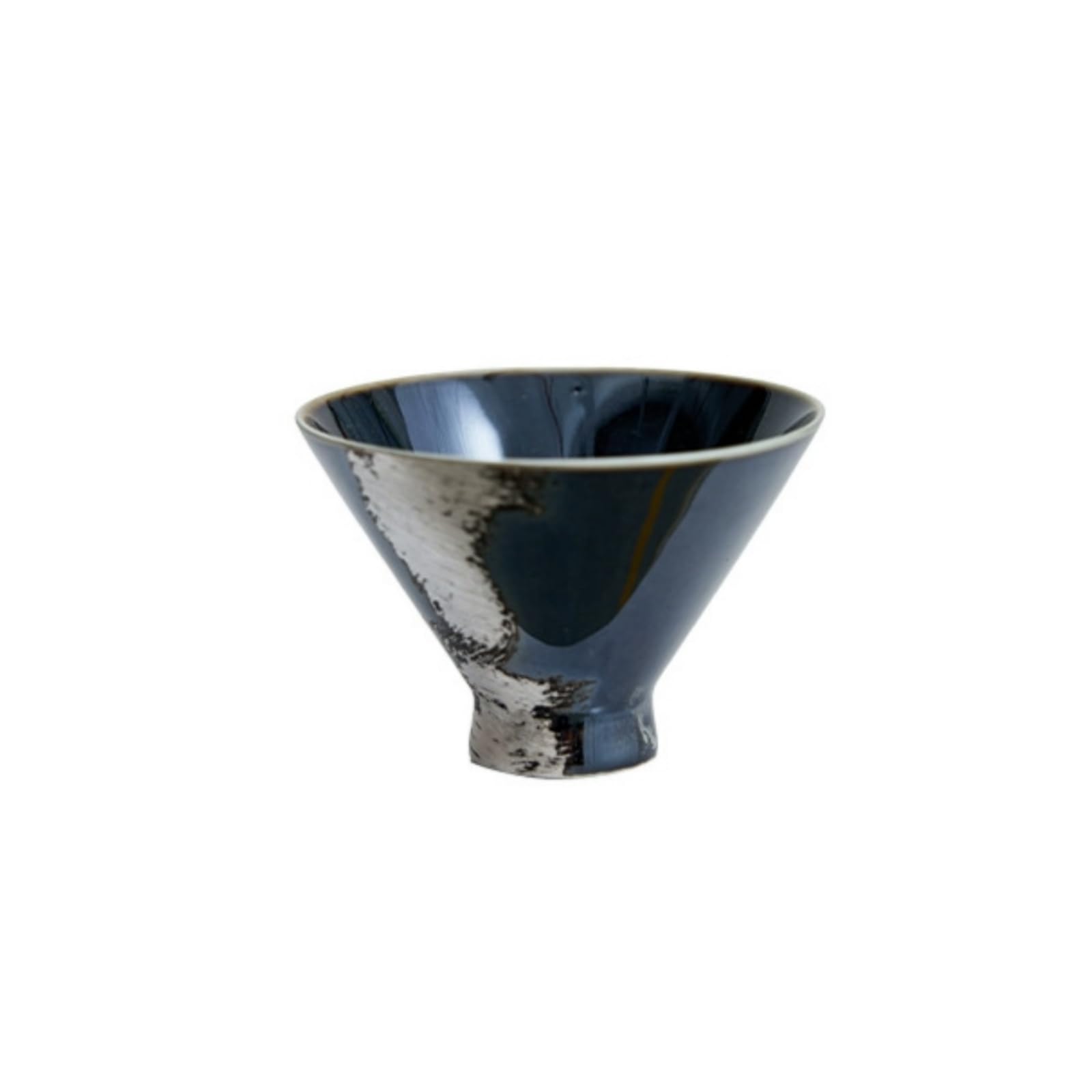Tasse en céramique émaillée anti-tache avec éclat or et argent durable