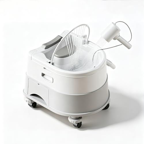 Lave tête pour personne alitée et bac à shampooing portable head spa avec douchette