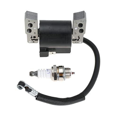 590454 Magneto Armature Ignition Coil with L7T Spark Plug for JOHN DEERE MIU13935 MIA11221 Replaces 591932 799381 790817 793354 799382 792640 793353 792631