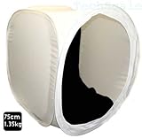 Professional 30" Photo Studio Soft Box Dome Light Tent with 4 Backdrops (Red, Blue, Black and White Backgrounds)