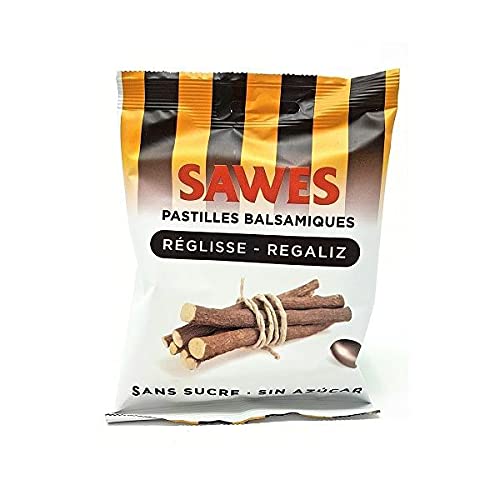 Sawes - Pastillas balsámicas de regaliz (50 g)