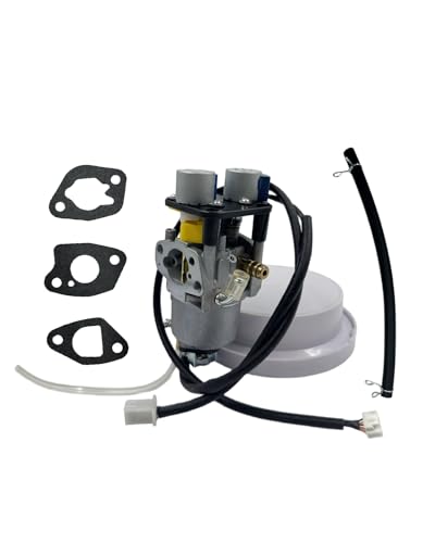 Moryzian Huayi Carburetor Fit for Predator Dual Fuel Inverter Generator 5000-Watt 71367 70143 Carb Assembly with Stepper Motor, Gaskets & Fuel Line