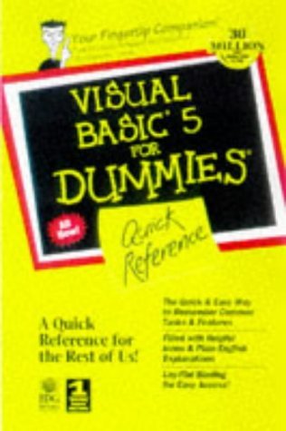 Visual Basic 5 for Dummies: Quick Reference: 9780764502521: Computer ...