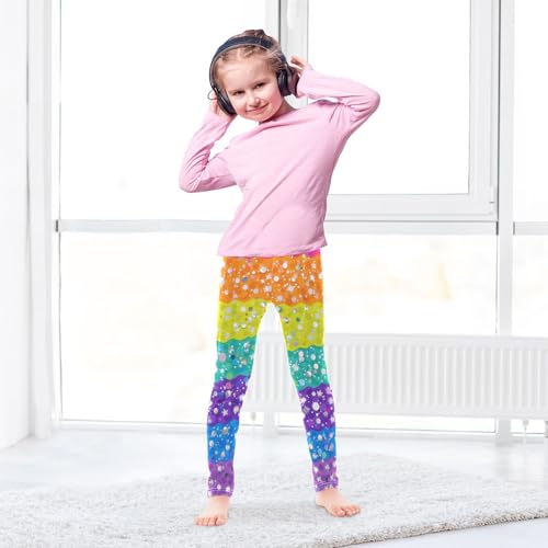 Boccsty Dripping Strawberry Girls Leggings Kids Yoga Pants Dance Active Tights 4T-10T4