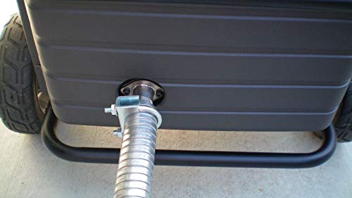 GenExhaust compatible with Honda EU6500iS/EU7000iS Generator 1-1/2' steel exhaust extension 8 foot...