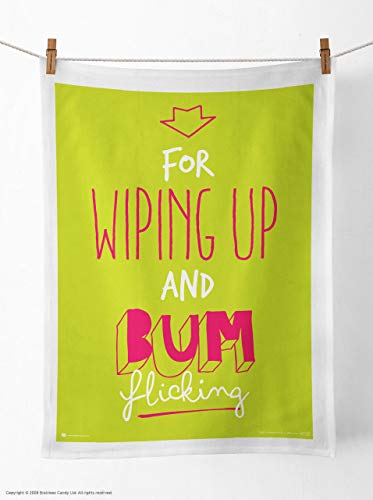 Brainbox Candy Bum Flicking Tea Towel