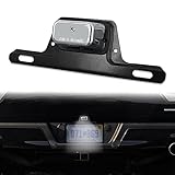 LED License Plate Frame with Light, Trailer License Plate Holder - Bracket Mount, Universal 12V/24V with Mounting Bracket, Waterproof License Tag Lights for Trailer, Truck, RV, Boat, UTV, ATV
