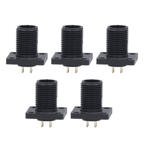 Conector tipo aviation 4 pines IP67 con rosca miniatura 5