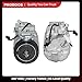 PHOBOOS A/C Compressor with Clutch Compatible with BMW 128i 130i 320i 325Ci 325i 325xi 328i xDrive/328xi 330Ci 330i 525i 530i M3, 2005-2013 2.2L/2.5L/3.0L/4.8L/5.0L Models, Fast Cooling, Ref. 158357