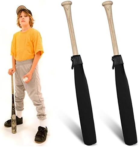NASHARIA Bat Warmer: 2 Pcs Bat Sleeve Bat Warmers for Composite Bats Protector Baseball Softball Accessories Durable Bat Warmers for Softball Protective Sleeves for Teens & Adults Sport