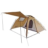 DOD(ディーオーディー) ライダーズバイクインテント 【ツーリング仕様】 ワンタッチ 大きな前室 1-2人用 T2-466-TN ベージュ