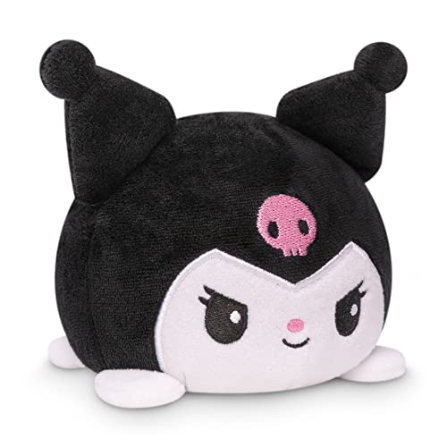 Image of TeeTurtle - The Officially Licensed Original Sanrio Plushie - My Melody + Kuromi - Cute Sensory Fidget Stuffed Animals That Show Your Mood