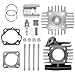 Caltric Top End Cylinder Kit Compatible with Suzuki JR50 1985-2006 / LT50 QuadRunner 1985-1987 / LT-A50 QuadSport 2003-2005
