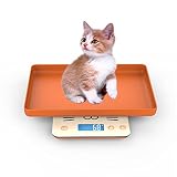 Multifunctional Newborn Pet Scale with a Tray to Weigh Cats and Puppy, 33lbs with Accuracy ±0.03oz,