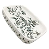 Sosoport Seifenschale Aus Keramik Mit Abtropffunktion Fürs Badezimmer Seifenhalter Mit Zwei...